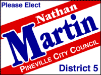 Please Elect Nathan Martin, Pineville City Council District 5